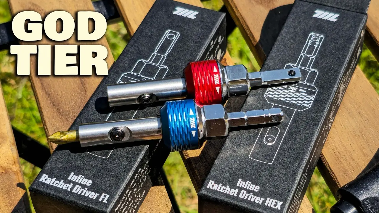 The Ultimate Inline Ratchet Driver for Multitools - 711L's FL & HEX
