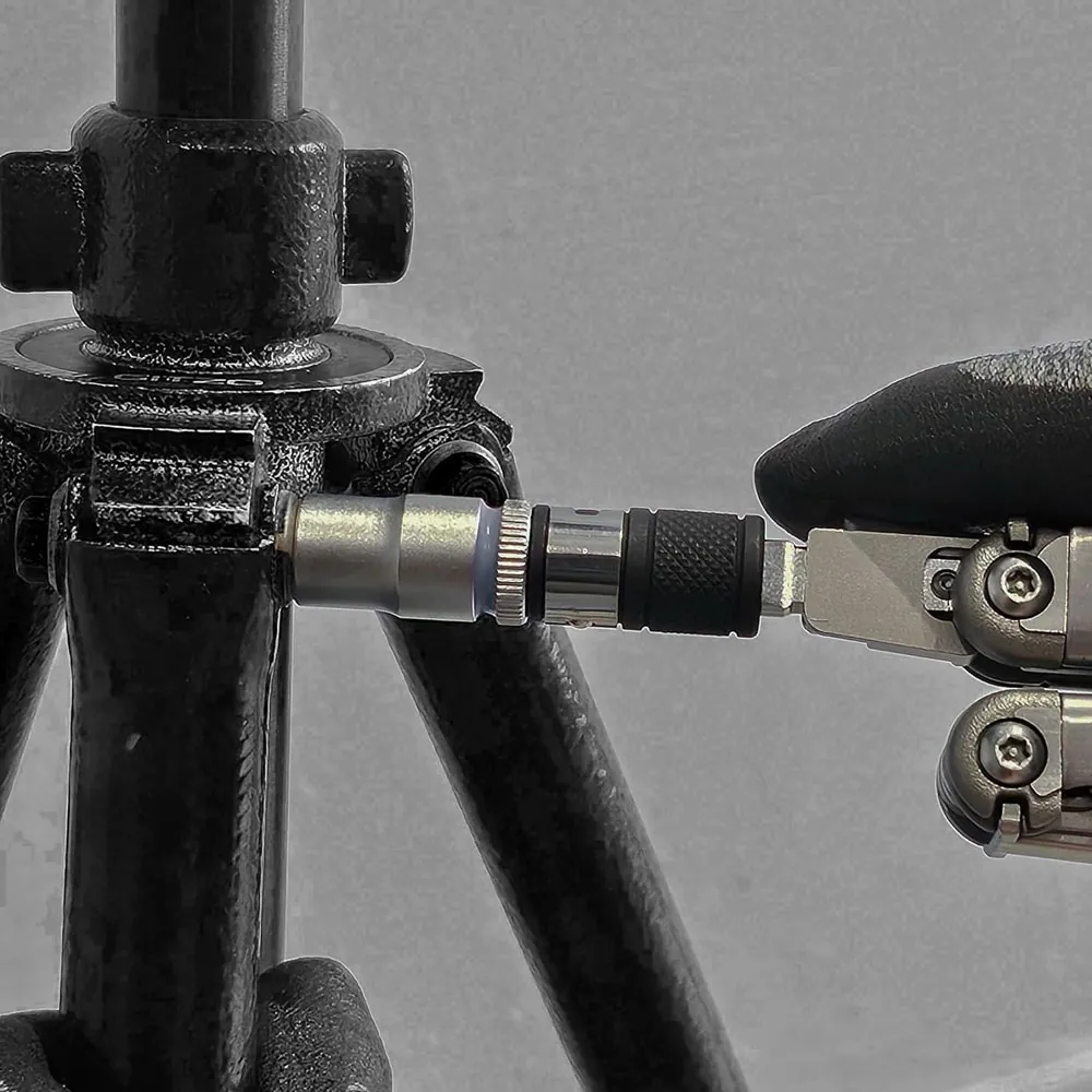 Flat End 1/4" Hex & Square Socket 2 in 1 Extension-4