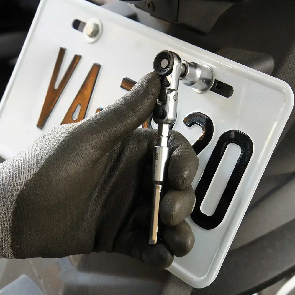 1/4” Flex Head EDC Ratchet Wrench With T-Handle